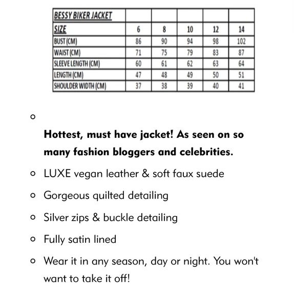 Ivory & Chain Bessy Biker jacket - Picture 13 of 13